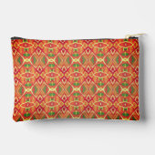 Pochette À Accessoires Motif orange et vert (Verso)