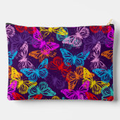 Pochette À Accessoires Motif papillon coloré (Verso)