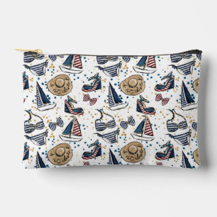 Pochette À Accessoires Motif patriotique nautique de croisière
