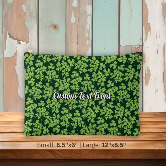 Pochette À Accessoires Motif Persil