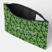 Pochette À Accessoires Motif Persil (Ouvrir)
