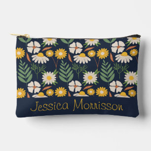 Pochette À Accessoires Motif personnalisé de fleur de marguerite jolie