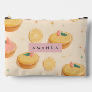 Pochette À Accessoires Motif personnalisé Kawaii Lemon Tart