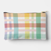 Pochette À Accessoires Motif Plaid clair couleur (Verso)