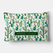 Pochette À Accessoires Motif Plante Cactus aquarelle (Verso)
