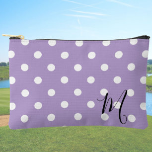 Pochette À Accessoires Motif points classiques violet Maquillage ou