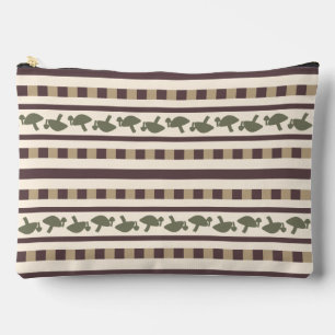Pochette À Accessoires Motif rayé champêtre aux champignons