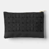 Pochette À Accessoires Motif rectangle charbon neutre (Verso)
