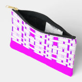 Pochette À Accessoires Motif rectangulaire blanc 6 (Ouvrir)