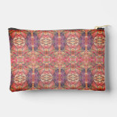Pochette À Accessoires Motif rose et violet (Verso)