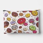 Pochette À Accessoires Motif sans couture de Donuts (Verso)