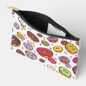 Pochette À Accessoires Motif sans couture de Donuts (Ouvrir)