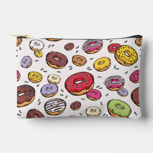 Pochette À Accessoires Motif sans couture de Donuts