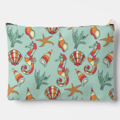 Pochette À Accessoires Motif Seahorse et Seashell (Verso)