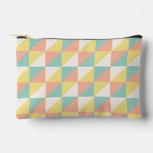 Pochette À Accessoires Motif triangle Abstrait géométrique coloré