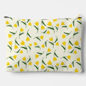 Pochette À Accessoires Motif Tulipe Jaune (Verso)