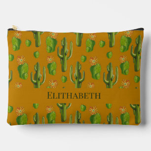Pochette À Accessoires Motif Wild Cactus