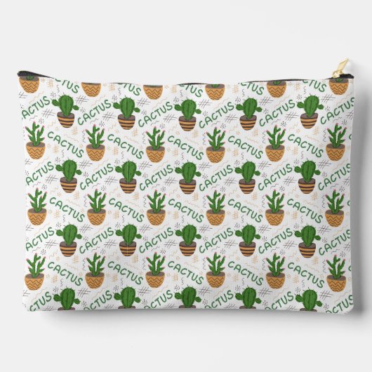 Pochette À Accessoires Motif Wild Cactus (Verso)