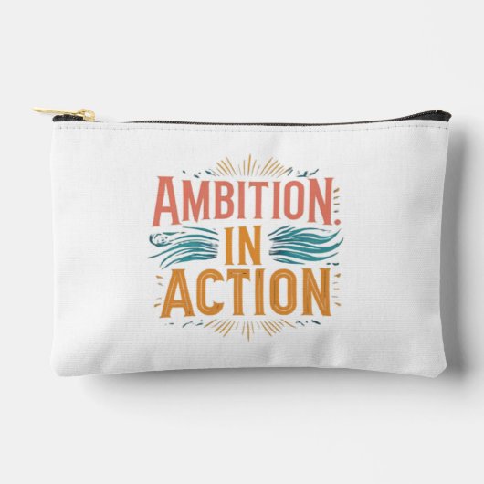 Pochette À Accessoires Motivation de "l'ambition en action" - Empowe (Recto)