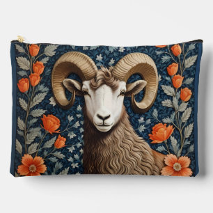 Pochette À Accessoires Mouflon Élégant Inspiré de William Morris
