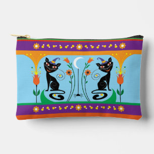 Pochette À Accessoires Moustaches Douces et Fleurs Sombres