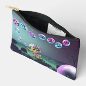 Pochette À Accessoires Mouton avec lettre coréenne (Ouvrir)