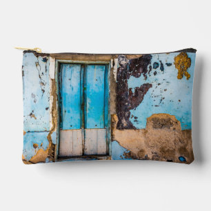 Pochette À Accessoires Mur bleu et porte