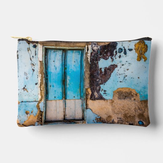 Pochette À Accessoires Mur bleu et porte (Recto)