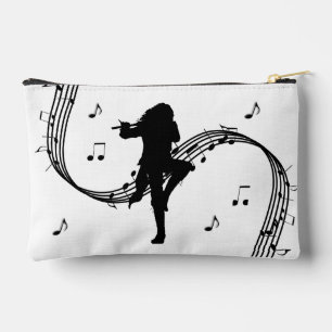 Pochette À Accessoires Musique d'un incroyable joueur de flûte solitaire