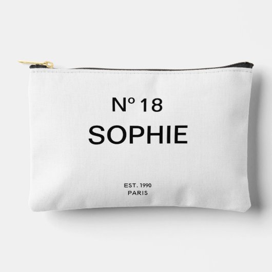 Pochette À Accessoires N°18 Soirée 18ème Anniversaire French Chic (Recto)