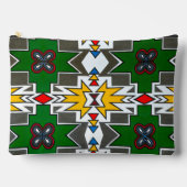 Pochette À Accessoires Ndebele Traditionnel Attrait Africain Tribal Art C (Recto)