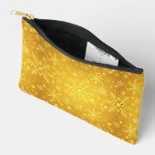Pochette À Accessoires Neige dorée (Ouvrir)