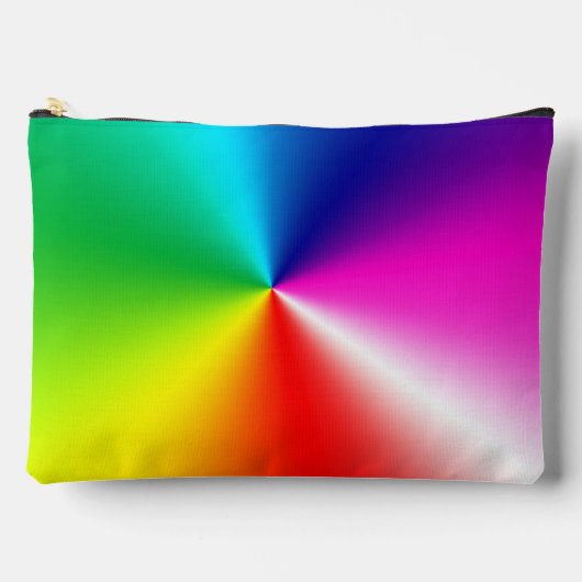 Pochette À Accessoires Neon Rainbow Vortex (Recto)