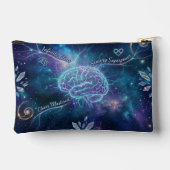 Pochette À Accessoires Neurodivergent Cosmic ADHD Autism Gift Trendy (Verso)