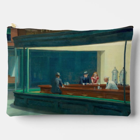 Pochette À Accessoires Nighthawks 1942 par Edward Hopper (Recto)