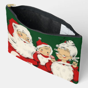 Pochette À Accessoires Noël de la famille père Noël
