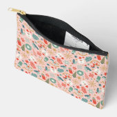 Pochette À Accessoires Noël Rétro Pastel (Ouvrir)