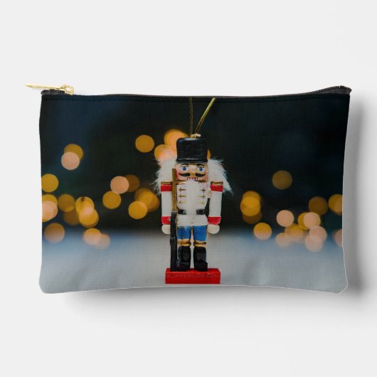 Pochette À Accessoires Noël SlipperyJoe nutcracker figurine ornement (Recto)