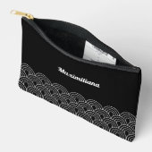 Pochette À Accessoires Noir et Blanc - Arches Glam Petit Accessoire Pouch (Ouvrir)
