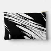 Pochette À Accessoires Noir et blanc moderne (Verso)