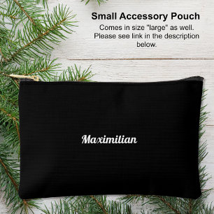 Pochette À Accessoires Noir - Petite poche à accessoires robuste