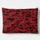 Pochette À Accessoires Noir rouge Motif Abstrait (Verso)