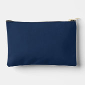 Pochette À Accessoires Nom bleu moderne (Verso)