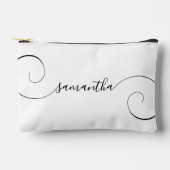 Pochette À Accessoires Nom de la signature du boudin noir (Recto)