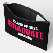 Pochette À Accessoires Nom du diplômé personnalisé (Ouvrir)