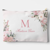 Pochette À Accessoires Nom du monogramme personnalisé (Verso)
