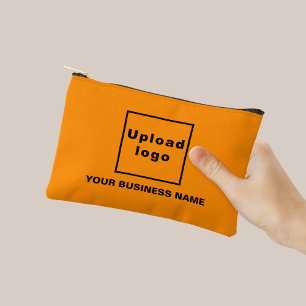 Pochette À Accessoires Nom et logo de l'entreprise sur la petite poche or