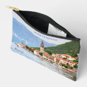 Pochette À Accessoires Nom et texte personnalisés Monténégro (Ouvrir)