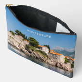 Pochette À Accessoires Nom et texte personnalisés Monténégro (Ouvrir)