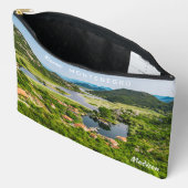 Pochette À Accessoires Nom et texte personnalisés Monténégro (Ouvrir)